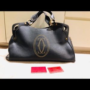 AUTHENTIC CARTIER LARGE MARCIELLE HANDBAG